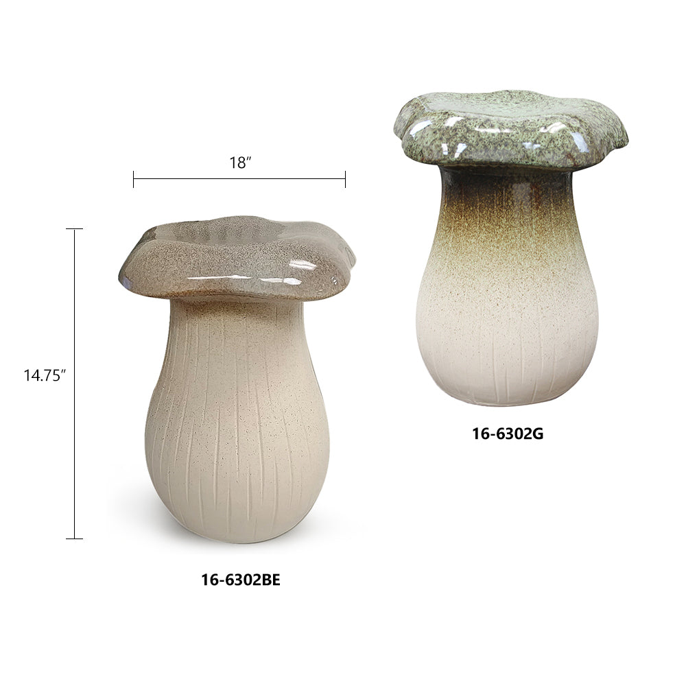 Ceramic Mushroom Décor