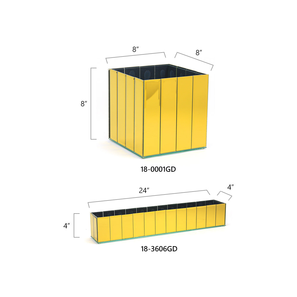 Segmented Mirror Glass Aquarium