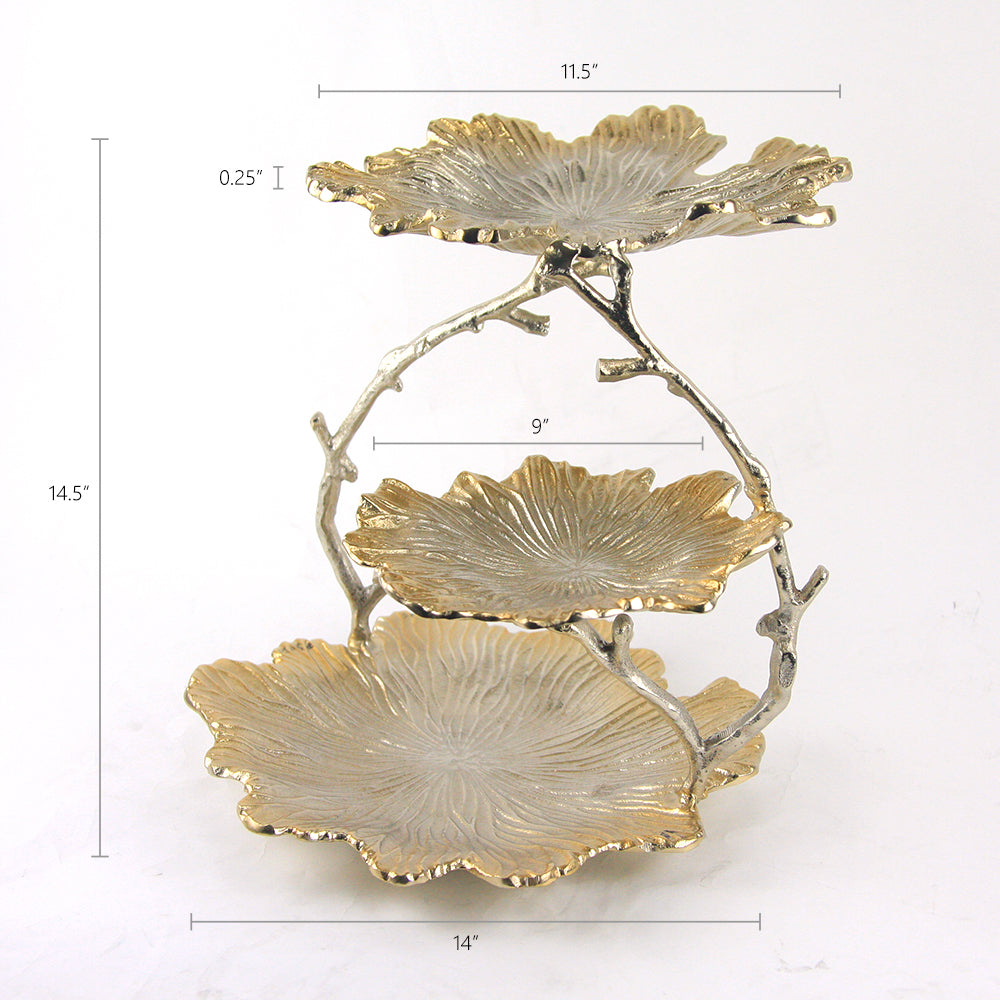 Floating Water Lily Stand - Wholesale Designer Metal Candleholders & Candelabras, Modern Centerpieces, Contemporary Plant Stands in Bulk for Interior Design & Home Decor | Unlimited Containers Inc